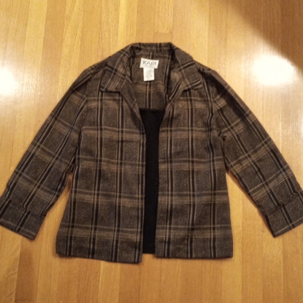 Kari New York Plaid women's Blazer 12